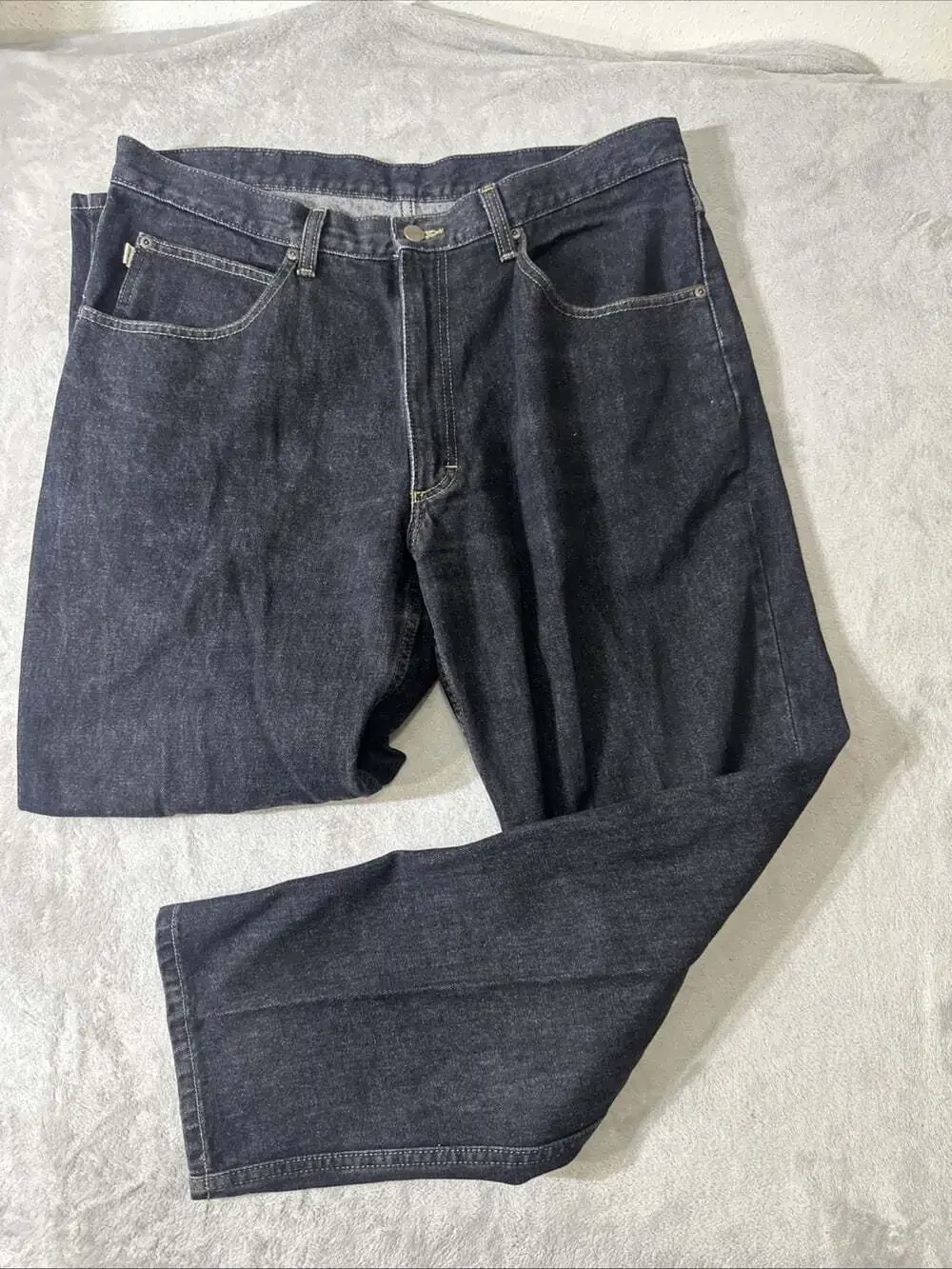 LL Bean Double L Jeans Mens 37x29 Black Natural Fit 100% Cotton Denim